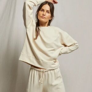 NWT perfectwhitetee Tyler Sweatshirt- Sugar Color